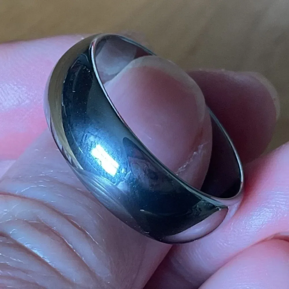 Stainless Steel men bang ring New without tag Size US 12